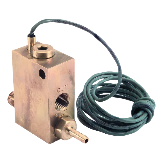 100329 Flow Switch with Pilot – 16 GPM, 4000 PSI, 3A 250V for Hot Water Pressure Washers