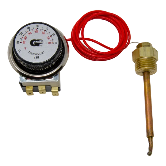 Adjustable Thermostat – 86°F to 302°F, 4000 PSI for Hot Water Pressure Washers