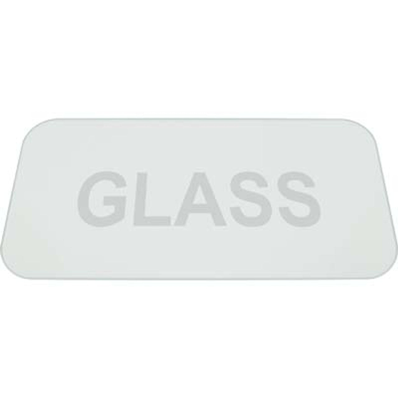 Replaces Pauli Systems 650-030-04 Cabinet window glass, 10-1/2" x 22" w/ 2" radius corners
