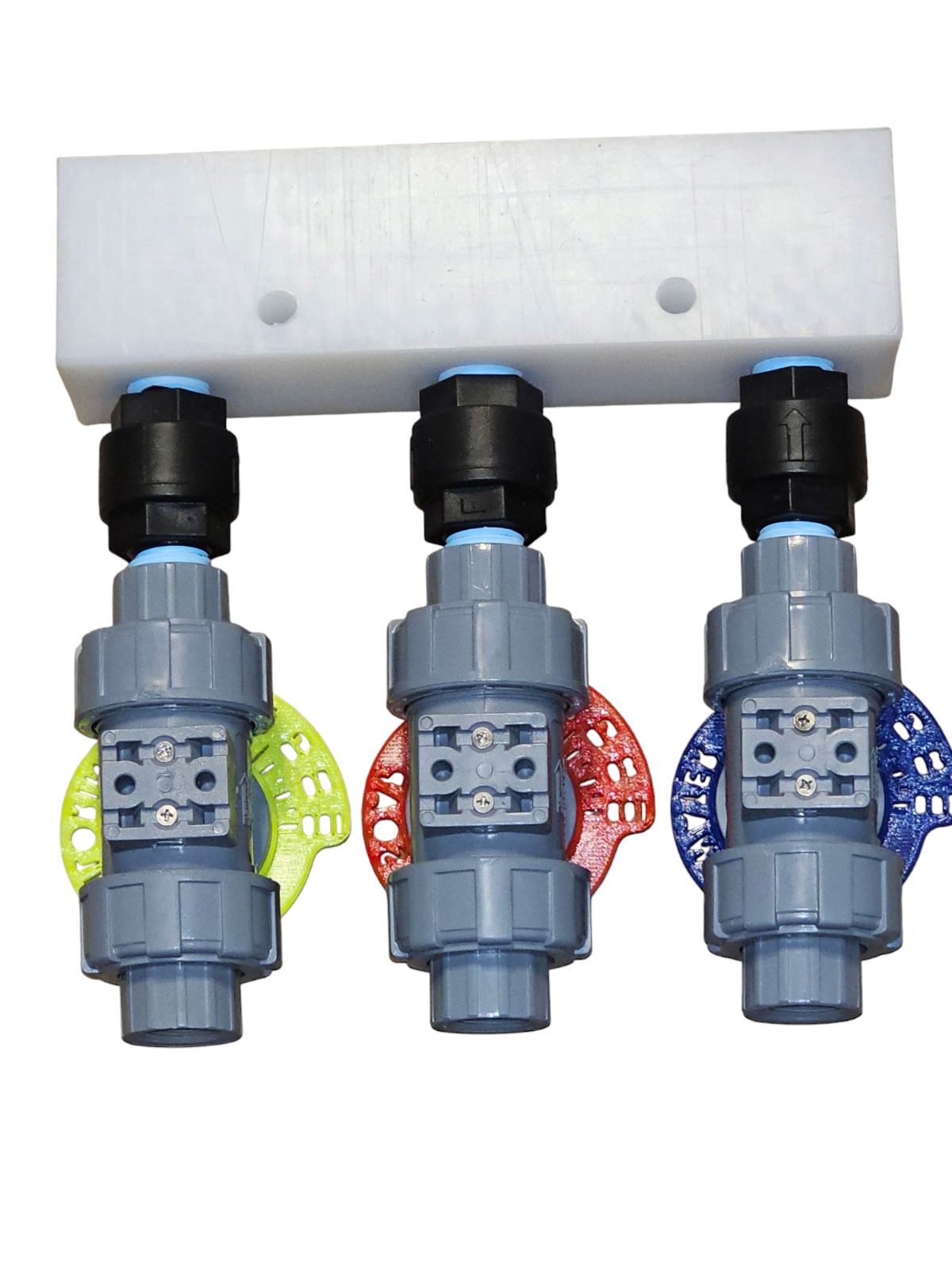 Ready To Use Precision 1/2" npt Soft Wash Complete 3 Valve Proportioner Manifold