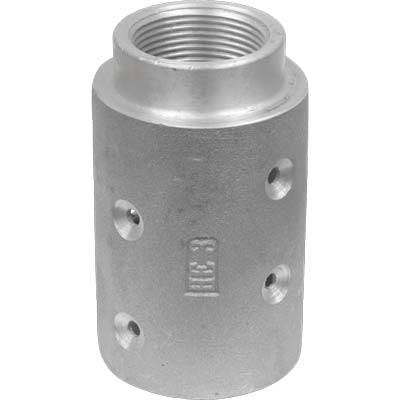 Standard Aluminum Sandblast Hose Nozzle Holder Coupling For 11/4" Id Hose He-3al