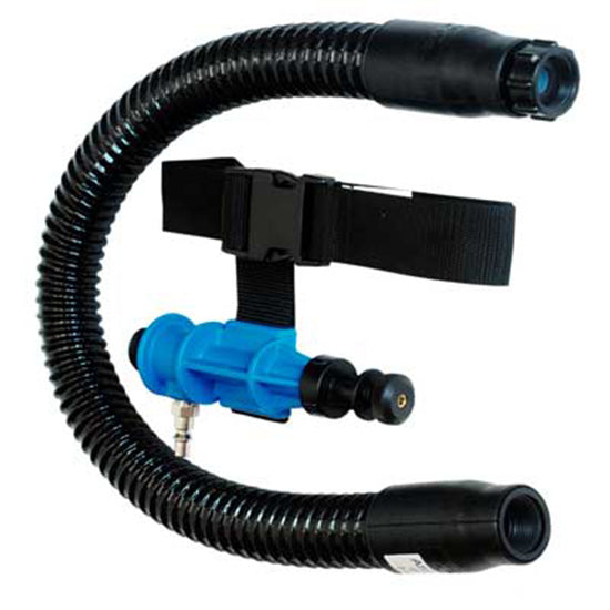 NOVA 2000 Air Fed Sandblasting Helmet Replacement 4000-00 Complete Compressed Air Cold Tube Hood Air Conditioner and Breathing Tube Kit