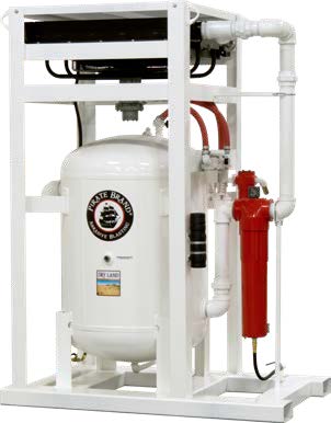 DRY AIR IS CRUCIAL FOR ABRASIVE BLASTING