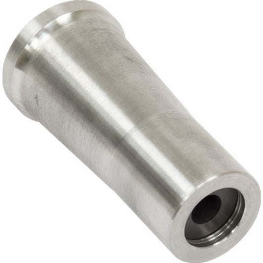 Nozzle, boron carbide, medium tapered cone, straight bore, 3/8" bore, 3" length