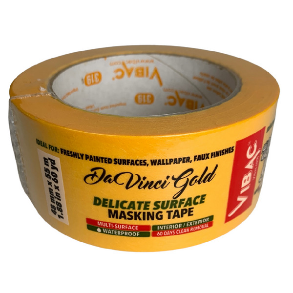 2" x 60 yd Multi-Delicate Surface Professional Painter’s Gold Interior/Exterior Masking Tape