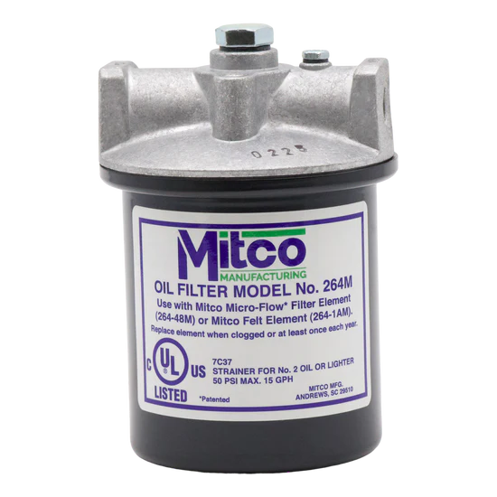 Mitco 264 Fuel Oil Filter Assembly – 3/8" FPT for Hot Water Pressure Washers