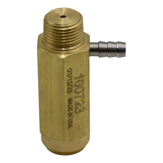 General Pump 100723 Safety Relief Valve – 3/8" MPT with Hose Barb Outlet, 1000–6000 PSI