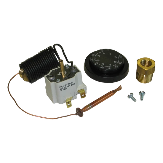 Adjustable Thermostat – 86°F to 194°F, 4000 PSI for Hot Water Pressure Washers