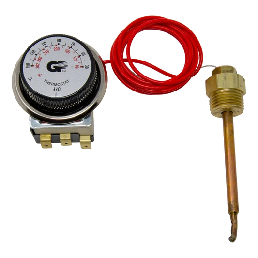 Adjustable Thermostat – 86°F to 302°F, 4000 PSI for Hot Water Pressure Washers