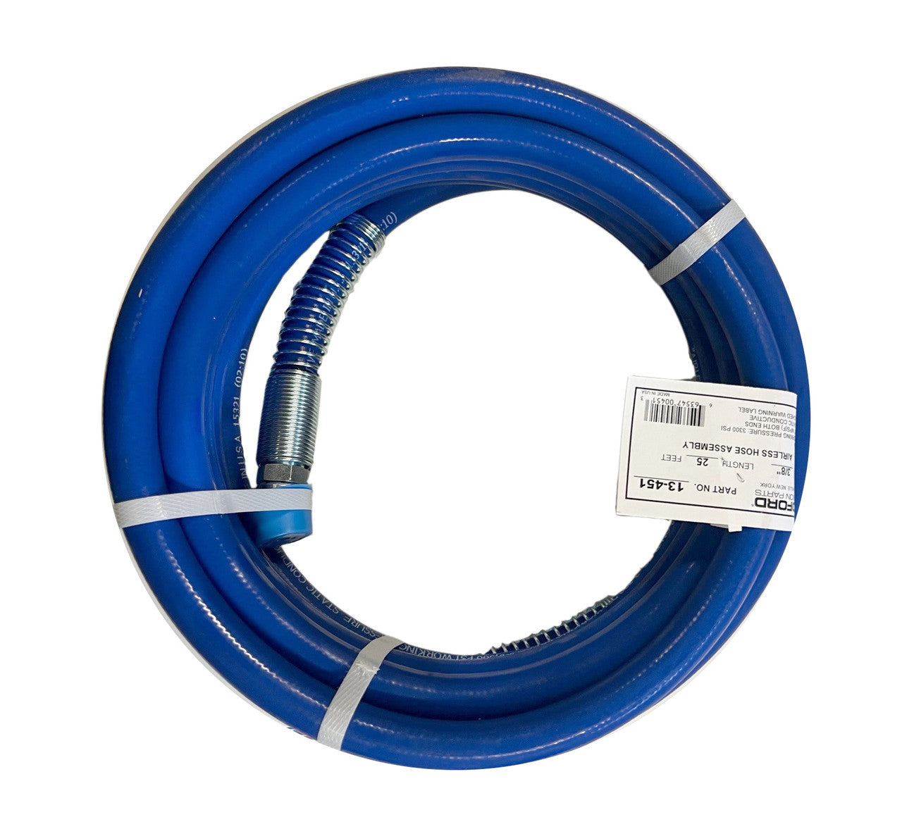 Replaces Graco 214703, 240796 3/8" x 25' 3300 Psi Airless Spray Hose Assy