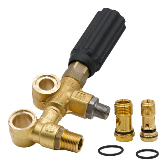 AR21669 Gymatic VR35 Heavy-Duty Unloader Valve – 4000 PSI – Built for Commercial Pressure Washers