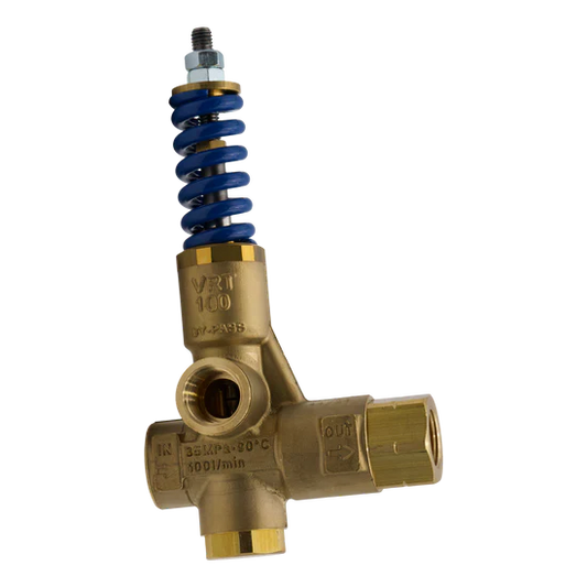 VRT100-330 Heavy-Duty Unloader Valve – 4640 PSI – Built for Commercial Pressure Washers