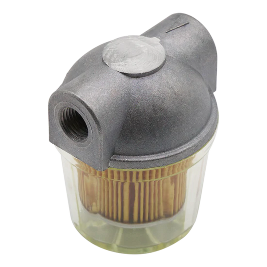 Small Inline Fuel Filter Assembly – 1/4" FPT for Hot Water Pressure Washers