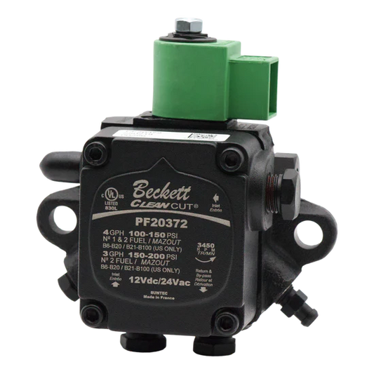 Beckett 2184402U / PF20372U CleanCut 12V Fuel Pump