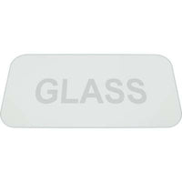 Replaces Pauli Systems 650-030-04 Cabinet window glass, 10-1/2" x 22" w/ 2" radius corners