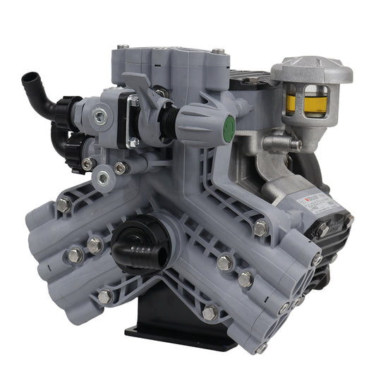 Comet P40 Softwash Pump and Gearbox 11 GPM Flow 300 PSI