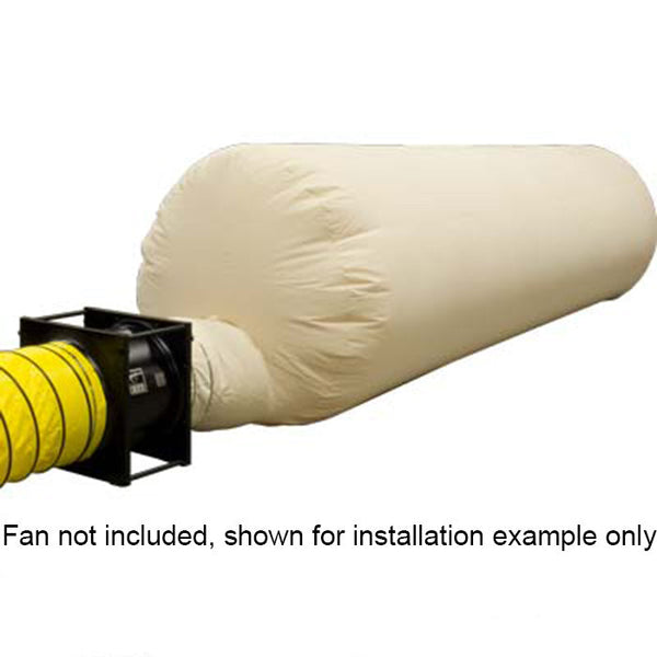 Replacement 5' x 15' Dust Sock for Ventilation Fan and Sandblasting Containment