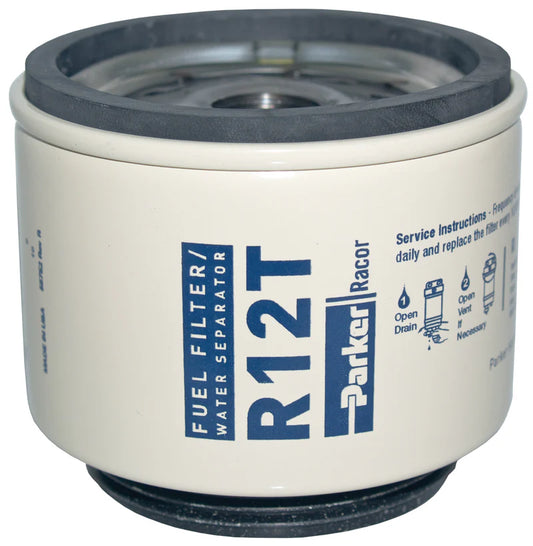 Racor R12T Replacement Fuel Filter Element with Gaskets for Hot Water Pressure Washers