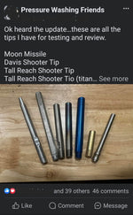The Moon Missile Long Range Soap/Chemical and Rinse Shooter Tip for Easy Downstreaming *SHIPS FREE *
