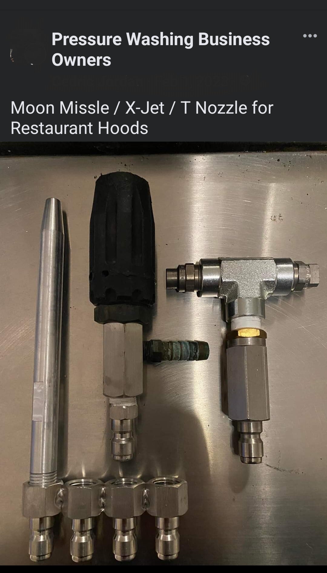 The Moon Missile Long Range Soap/Chemical and Rinse Shooter Tip for Easy Downstreaming *SHIPS FREE *