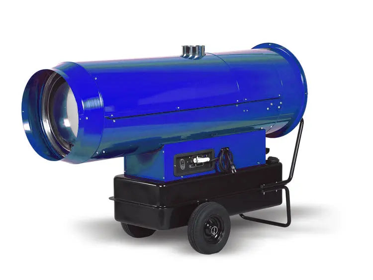 Diesel Indirect fired 400000 btu portable construction torpedo