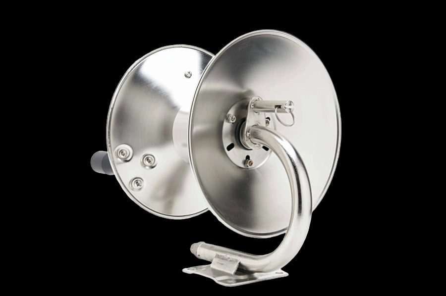 4000 Psi Stainless Steel Pressure Washer Hose Reel for 50' of Pressure Washer Hose