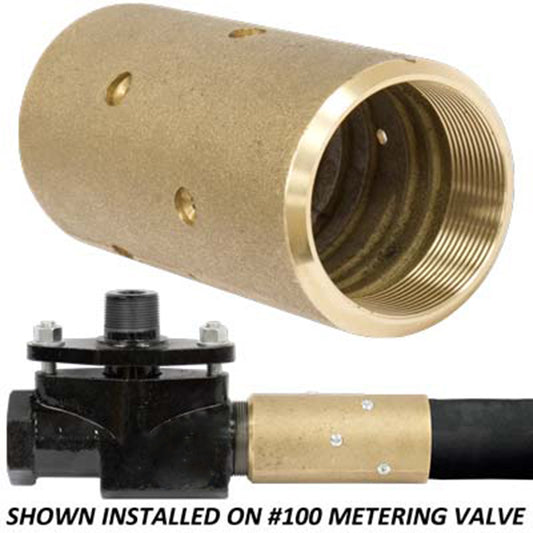 Key Houston Style K-series Metering Shoe Full Flow No Gasket Brass Coupling