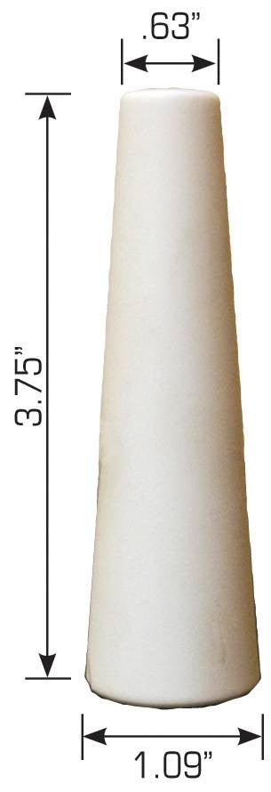 Pressure Blaster Ceramic Sandblast Nozzle  Tip 1/4" Cone Shape 3 3/4 Long