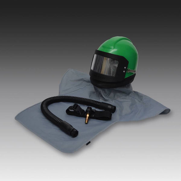 NOVA 2000 Air Fed Sandblasting Helmet Sand Blast Hood For Shotblasting