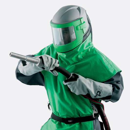 Allegro Nova 3 Air Fed Sandblasting Helmet Sand Blast Hood For Shotblasting