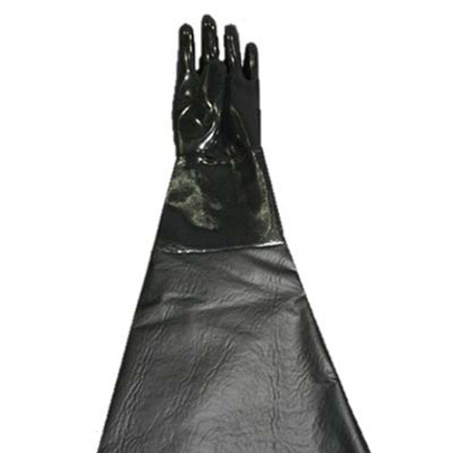 Heavy Duty Right Hand 8" Dia 31" long Sandblast Cabinet Smooth Neoprene Glove