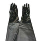 Replaces Clemco 11215 Sandblast Cabinet Smooth Neoprene Pair Of Gloves 8" X 31"