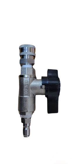Complete Softwash Pressure Wash DN10 Basic Ball Valve Set Up and SS Couplers
