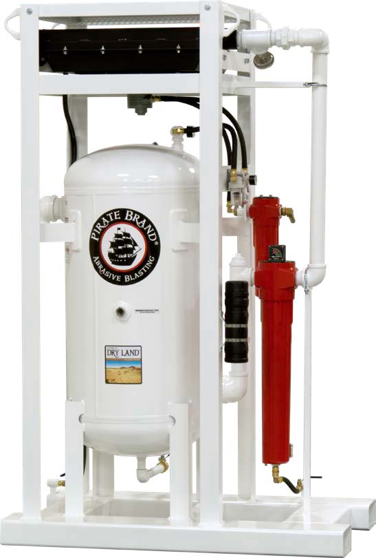575 CFM Deliquescent Salt Tablet Skid Mounted Compressed Air Dryer System