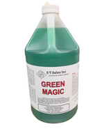 Green Magic Heavy Duty Non Caustic Industrial Degreaser, Concrete Cleaner and Soil Remover   Gallon Size