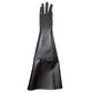 Heavy Duty Right Hand 8" Dia 28" long Sandblast Cabinet Textured Black Rubber Glove