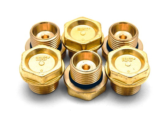 Replaces General Pump Interpump Kit # 004 Brass Valve Caps and O-Rings GP K04