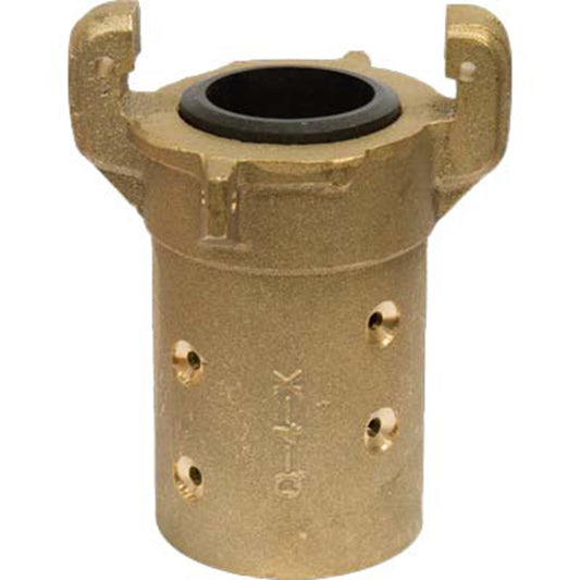 Heavy Duty Brass Full Port Sandblast Blast Hose Quick Coupling For 1 1/2 Id Hose