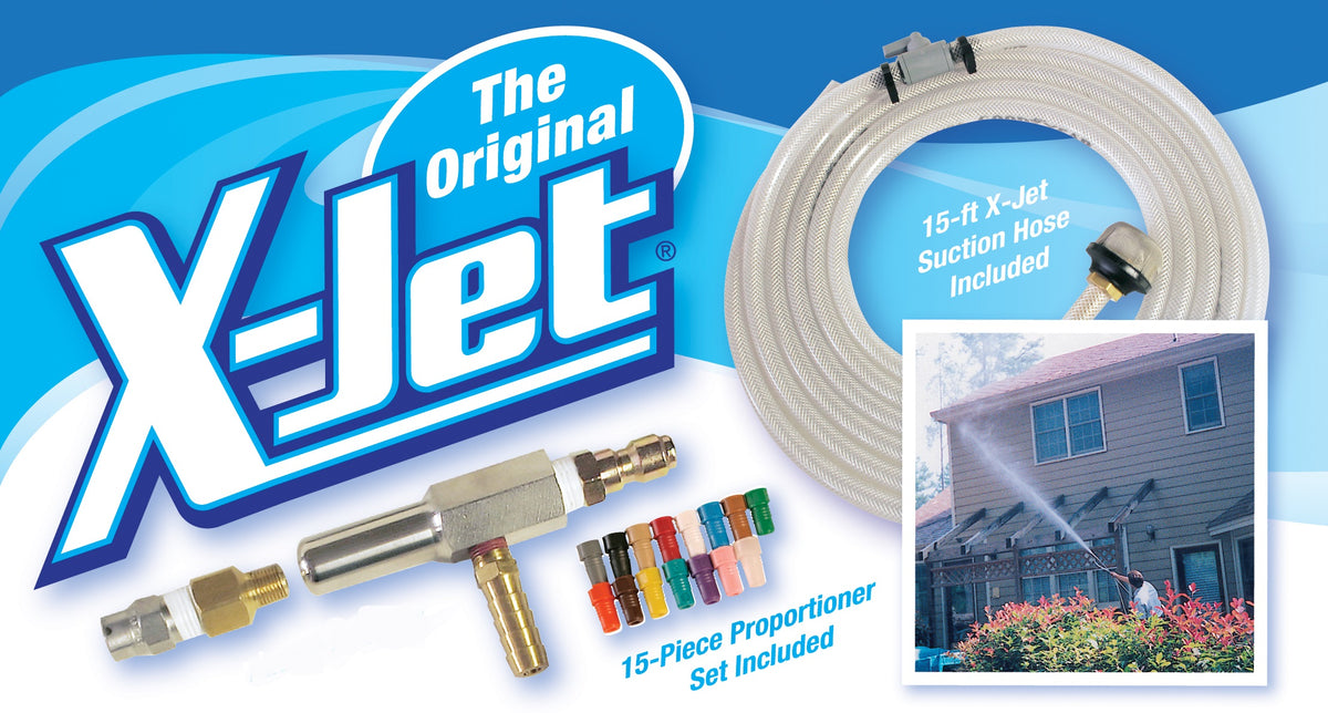 Xjet Original Xjet X-jet 9 Pressure Washer Spray Nozzle Deluxe Softwash Kit ...