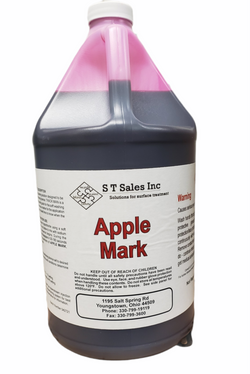 Apple Mark Wash Foaming Softwash Tracker and Bleach Scent Masker  Gallon Size