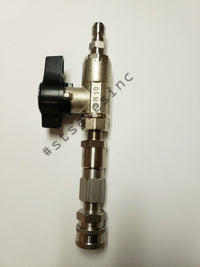 Complete Softwash Pressure Wash DN10 Ball Valve Set Up Swivel and SS Couplers
