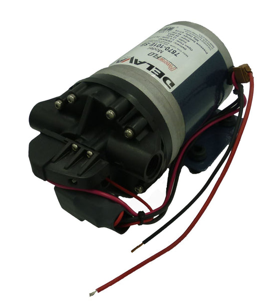 Original Style Delavan FB2 Fat Boy Diaphragm Roof Wash Pump 12V, 60PSI, 7.0GPM, DEM