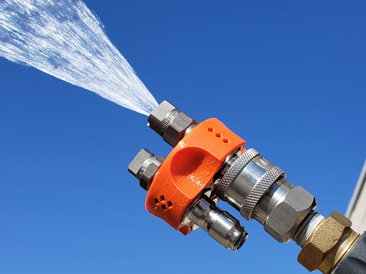 Quad-Rod Long Range Soap/Chemical and  Rinse Tip Assembly *SHIPS FREE *