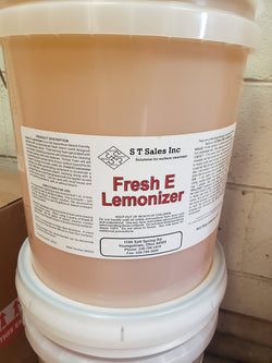 Fresh "E" Lemonizer Bleach Stable House Wash Surfactant and Alkalinity Enhancer with Fresh Lemon Scent